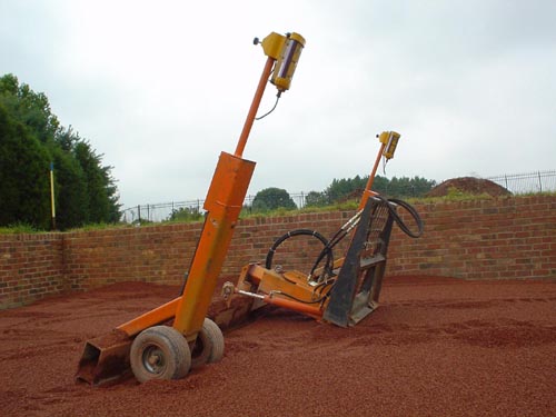 Planie für den Gartenbau